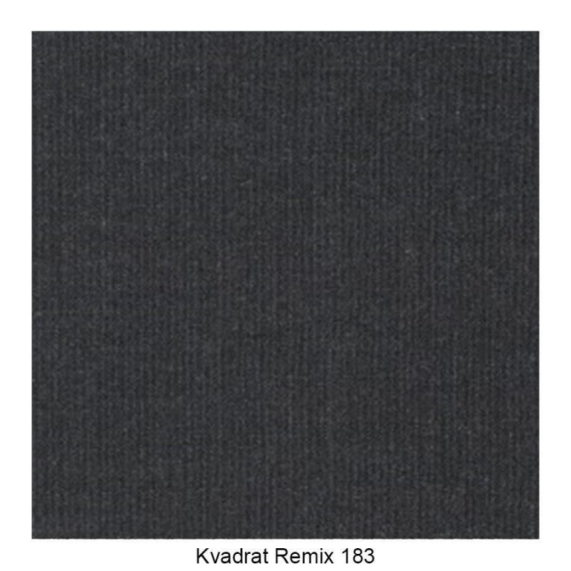 Muuto FIBER SIDE Krzesło z Drewnianą Ramą - Czarne Tapicerowane (Remix 183)