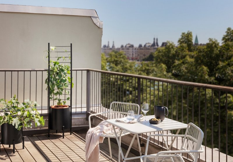 Wysoka podpórka ogrodowa Eva Solo Simply Grow do róż i winorośli