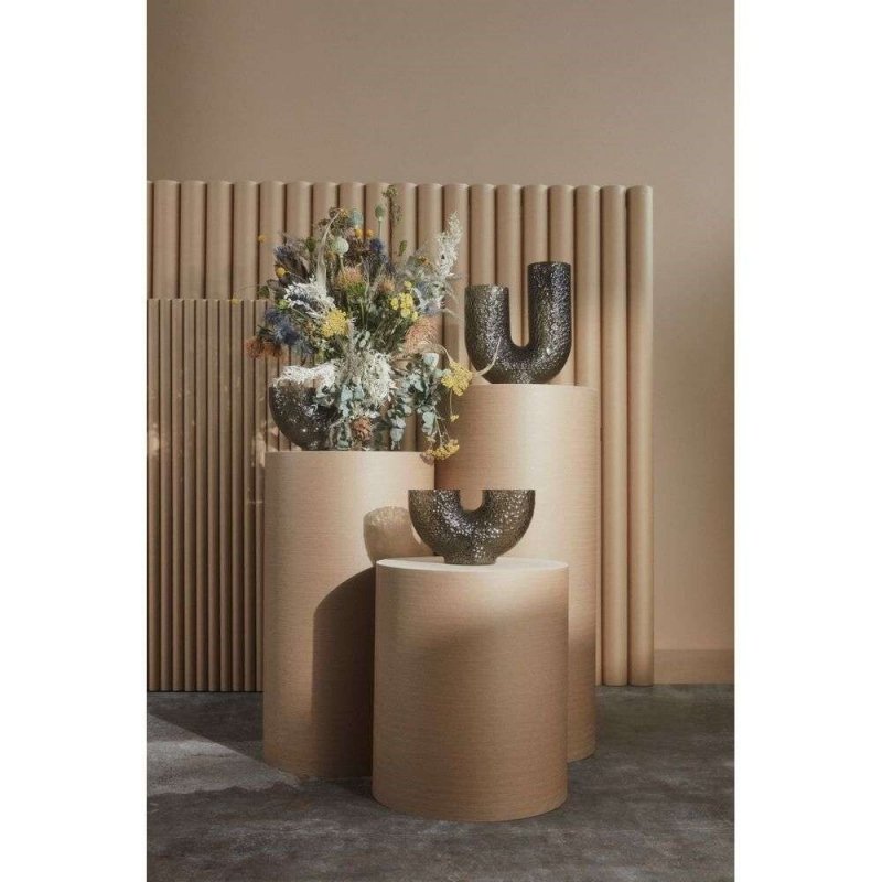 Aytm ARURA Wazon do Kwiatów 19 cm Szary