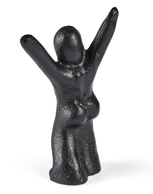 Żeliwna rzeźba dekoracyjna Morsø projektu Lene Purkær Stefansen