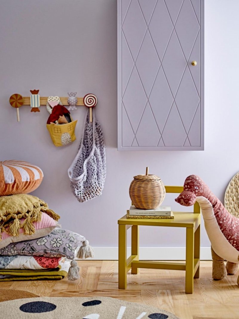 Bloomingville NEIL Szafka z Półkami dla Dzieci / Fioletowa