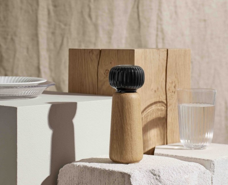 Kähler HAMMERSHØI Młynek do Soli lub Pieprzu 18,5 cm Czarny