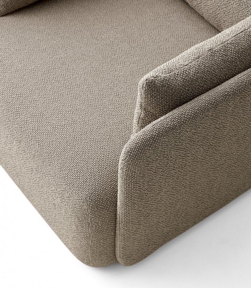 Menu OFFSET Sofa Pojedyncza - Tkanina Kvadrat Odcień Beżowy