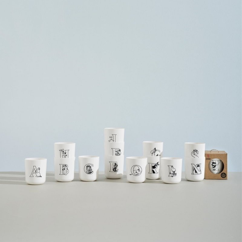 RIG-TIG by Stelton MOOMIN ABC Kubek dla Dzieci - Muminki - Litera S