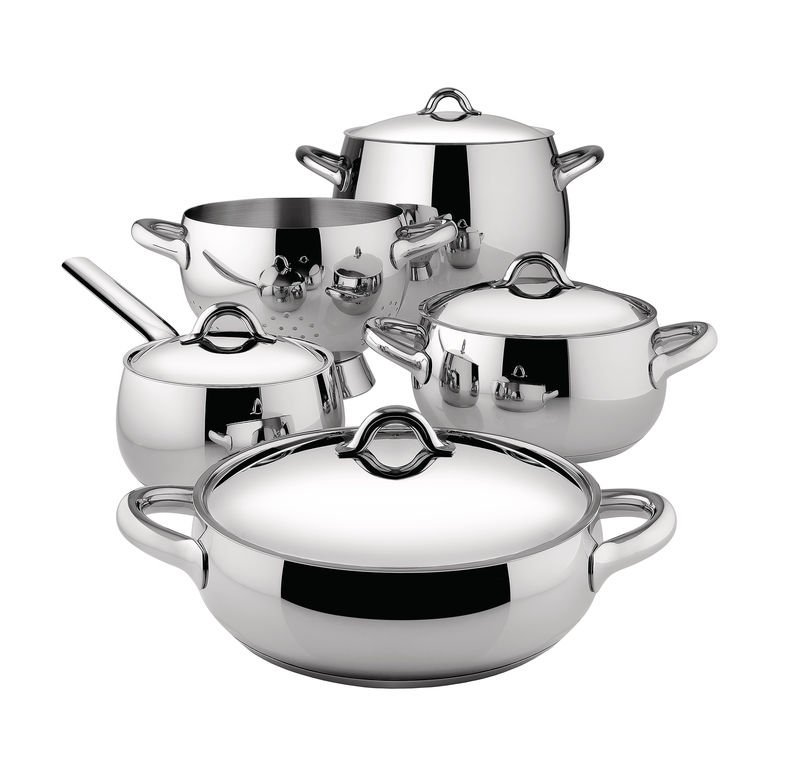 Alessi MAMI Garnek Wysoki 24 cm / 10 l