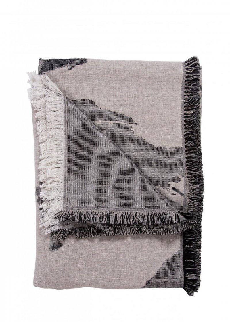 Aytm FLOREO Koc - Narzuta 170x130 cm Motyw Kwiatowy