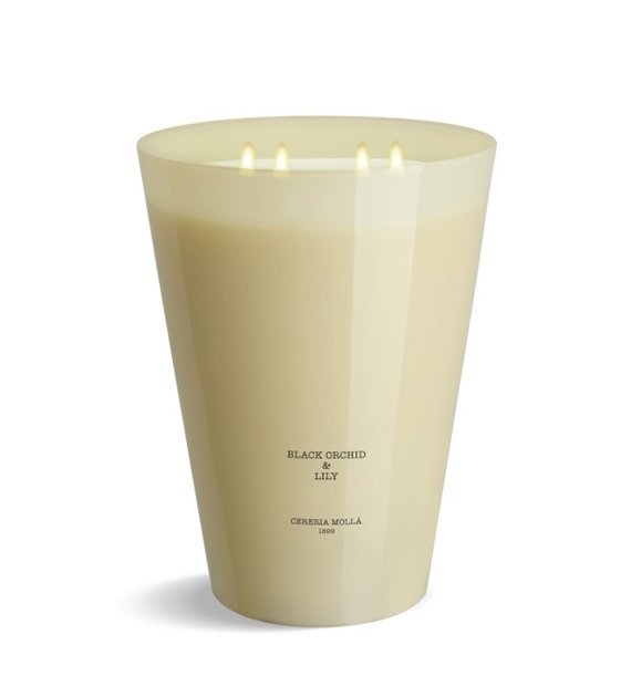 Cereria Molla BOUTIQUE Świeca Zapachowa XXL 7 kg Black Orchid and Lilly