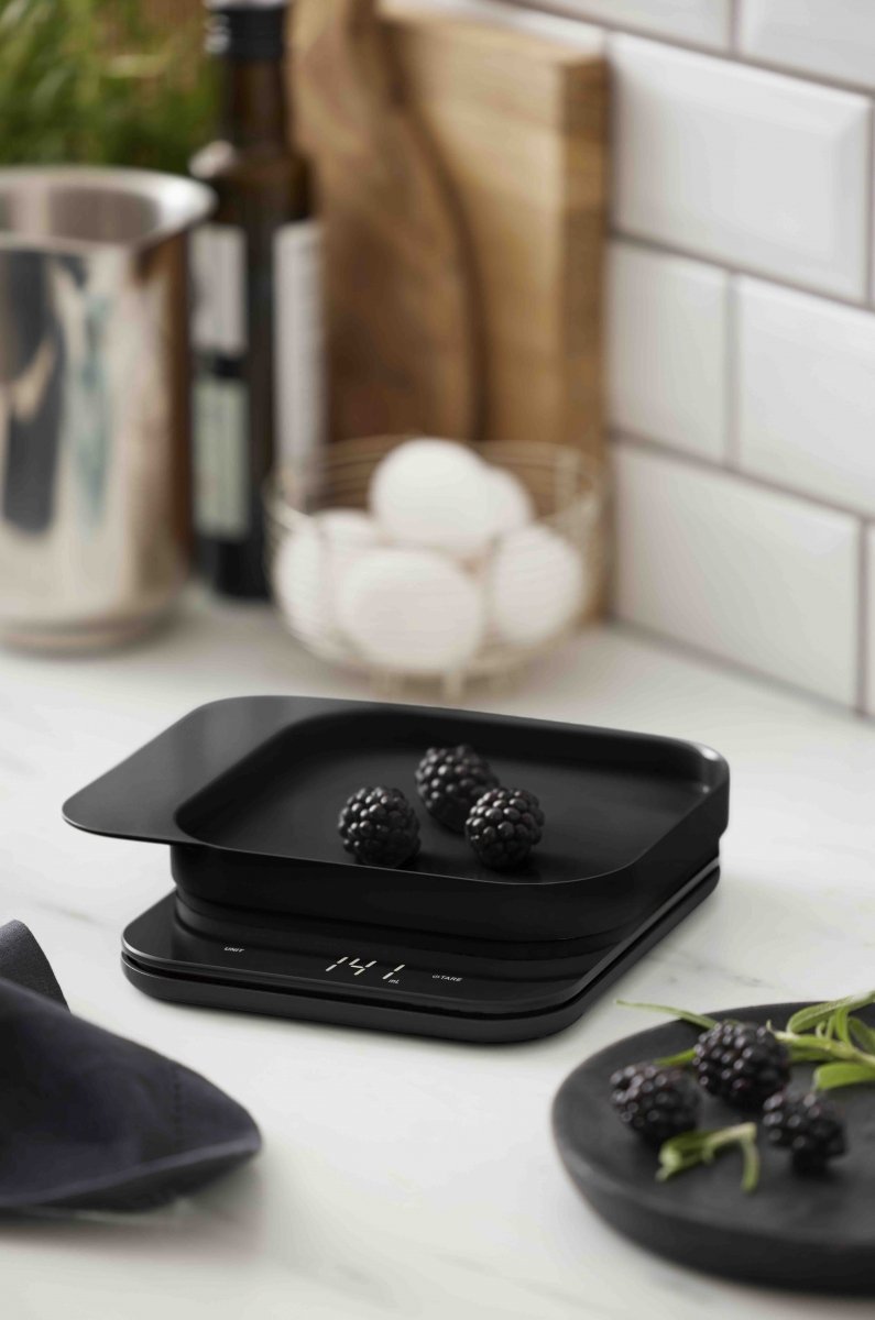 Rosti KITCHEN Elektroniczna Waga Kuchenna z Miską / Czarna