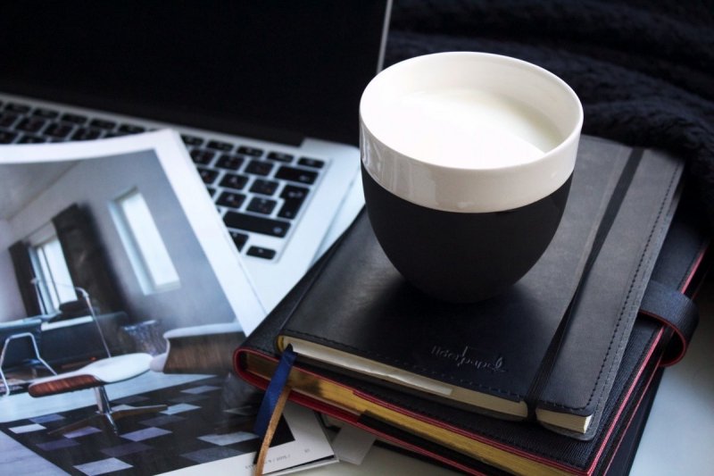 Magisso BLACK TERRACOTTA Kubek z Terakoty 330 ml 2 Szt. / Czarny