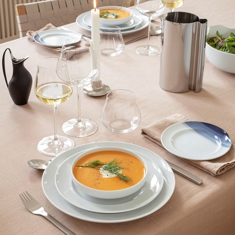 Georg Jensen KOPPEL Talerz Głęboki do Zupy 20 cm / Biały