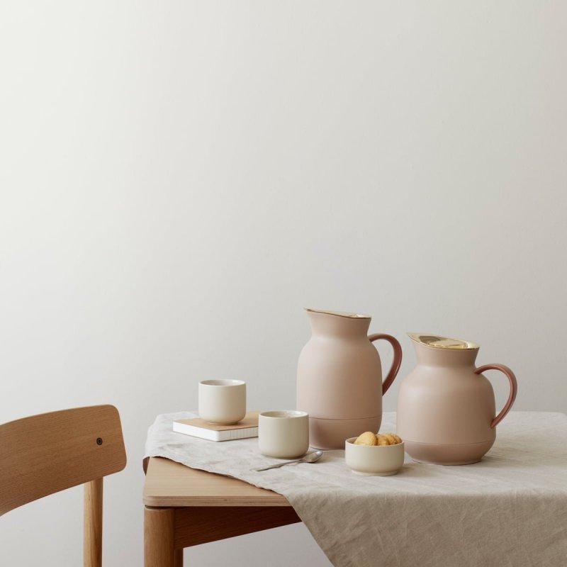 Stelton AMPHORA Termos do Herbaty 1 l Czarny