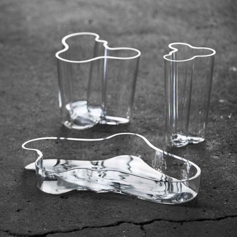 Iittala AALVAR AALTO Misa 38 cm / Przezroczysta