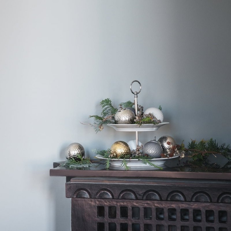 Lyngby Porcelain RHOMBE Bombka Porcelanowa - Zielona