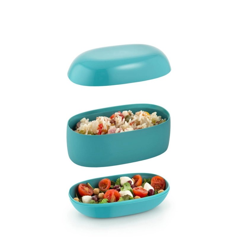Alessi FOOD A PORTER Lunchbox - Pojemnik na Lunch - Szary