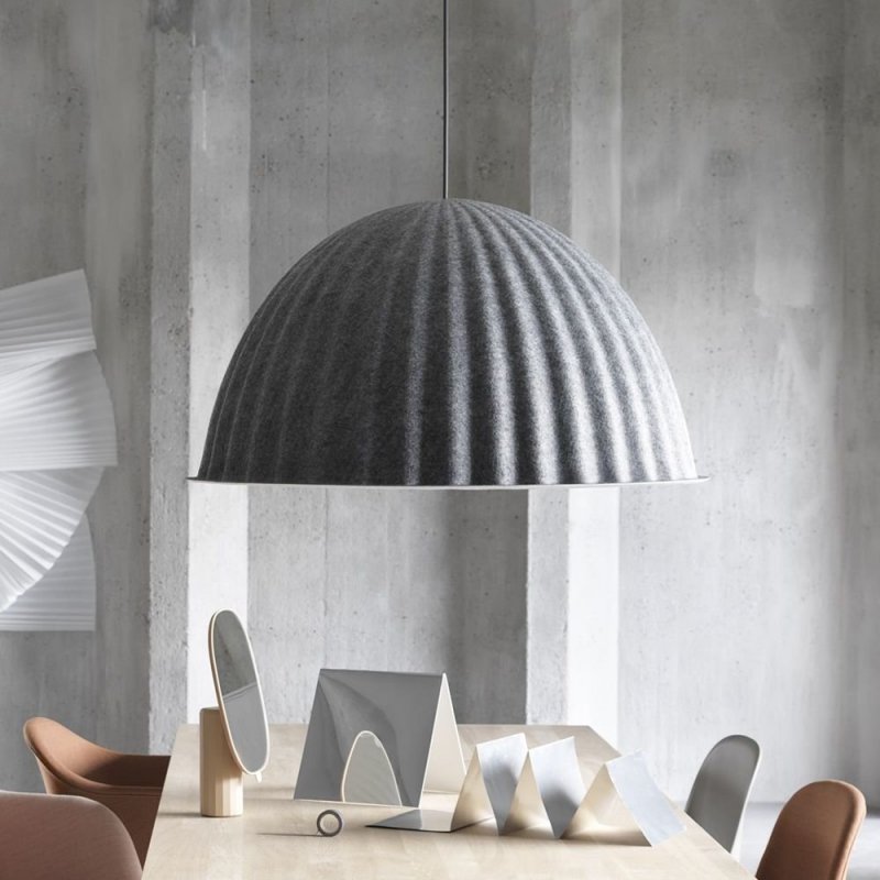 Muuto UNDER THE BELL Lampa Wisząca 55 cm Biała Melanż
