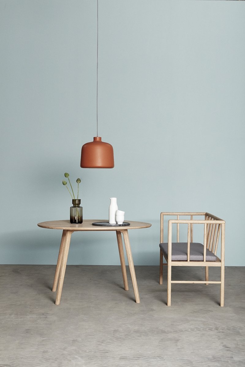 Hübsch OAK Stół Okrągły 115 cm Dębowy