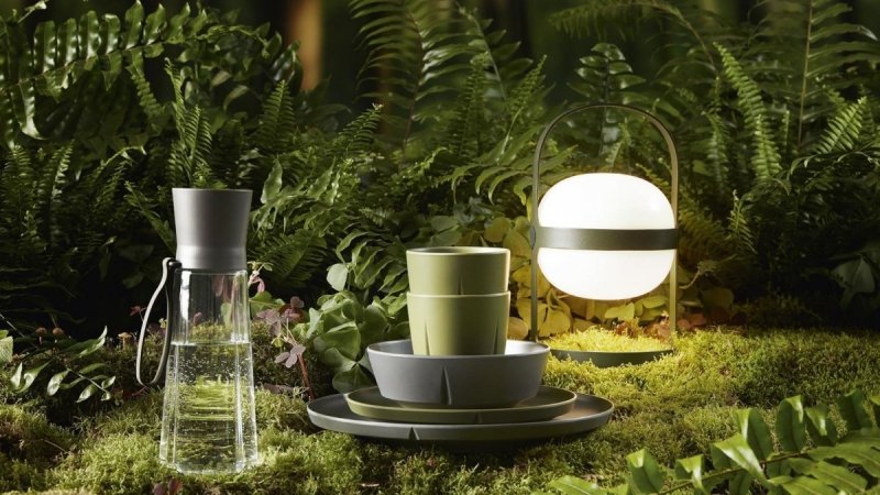 Rosendahl SOFT Lampa Solarna 18,5 cm Oliwkowa
