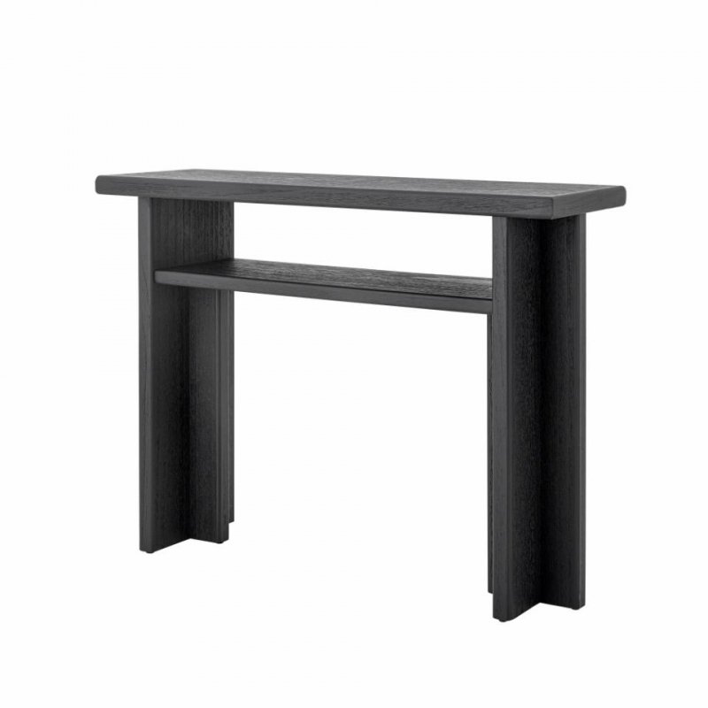 Bloomingville CUPA Konsola Drewniana 110 cm / Czarna