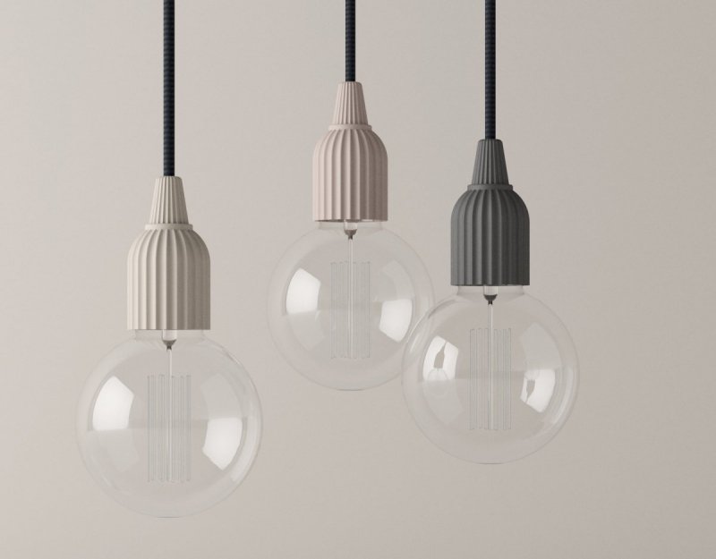 Lyngby LP FITTING #01Lampa Wisząca - Biała