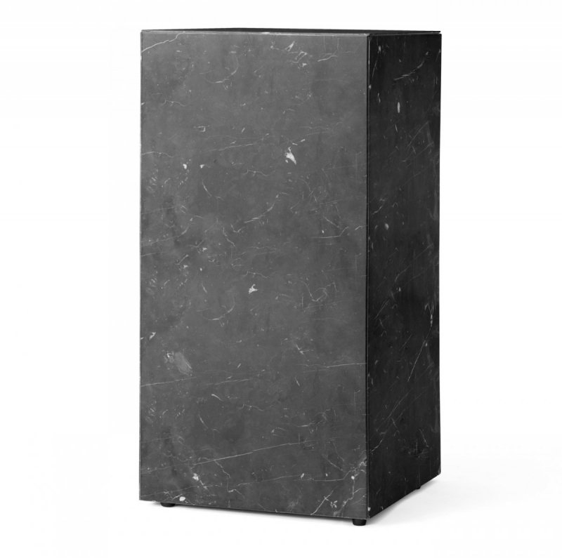 Menu PLINTH Postument Marmurowy Wysoki - Czarny Marmur