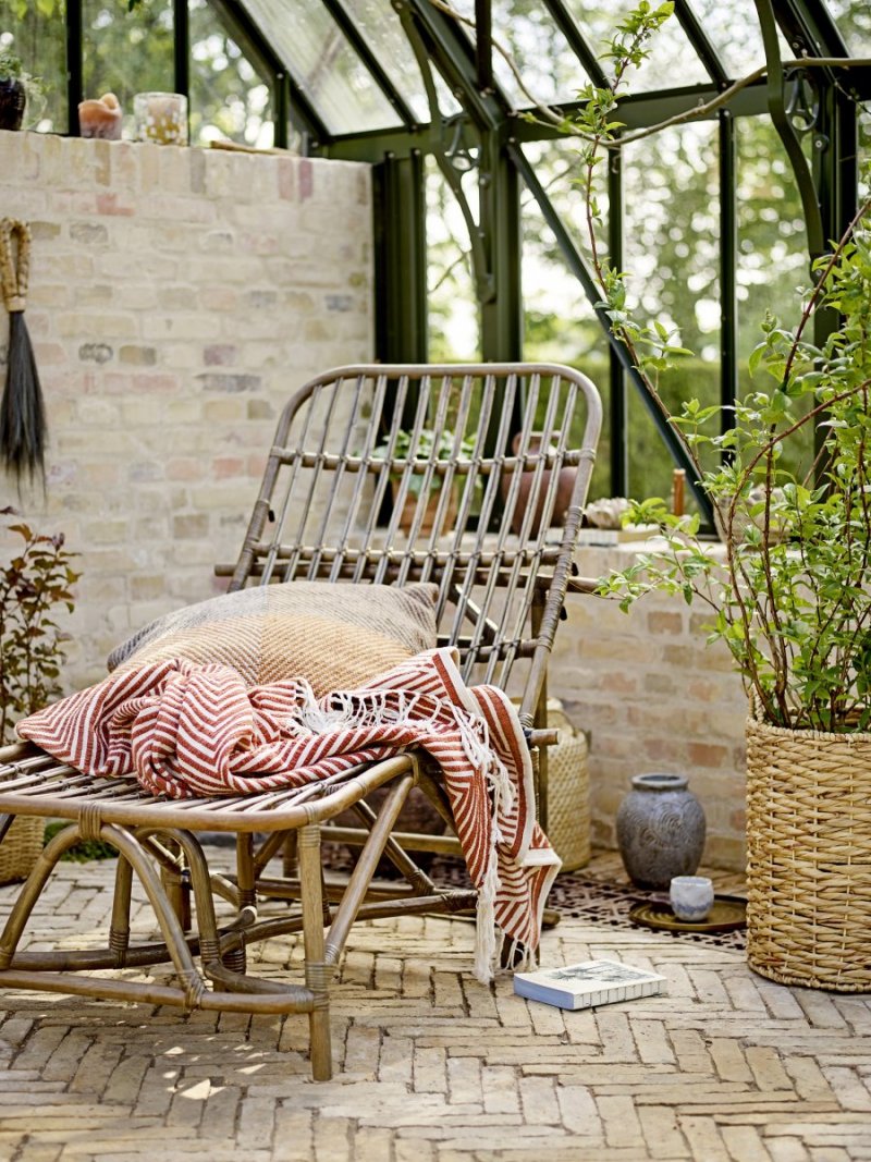 Bloomingville DIONE Leżak Ogrodowy / Rattanowy