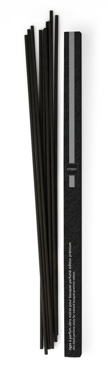 Esteban PARIS Rattanowe Patyczki do Dyfuzora Zapachowego 60 cm / Czarne