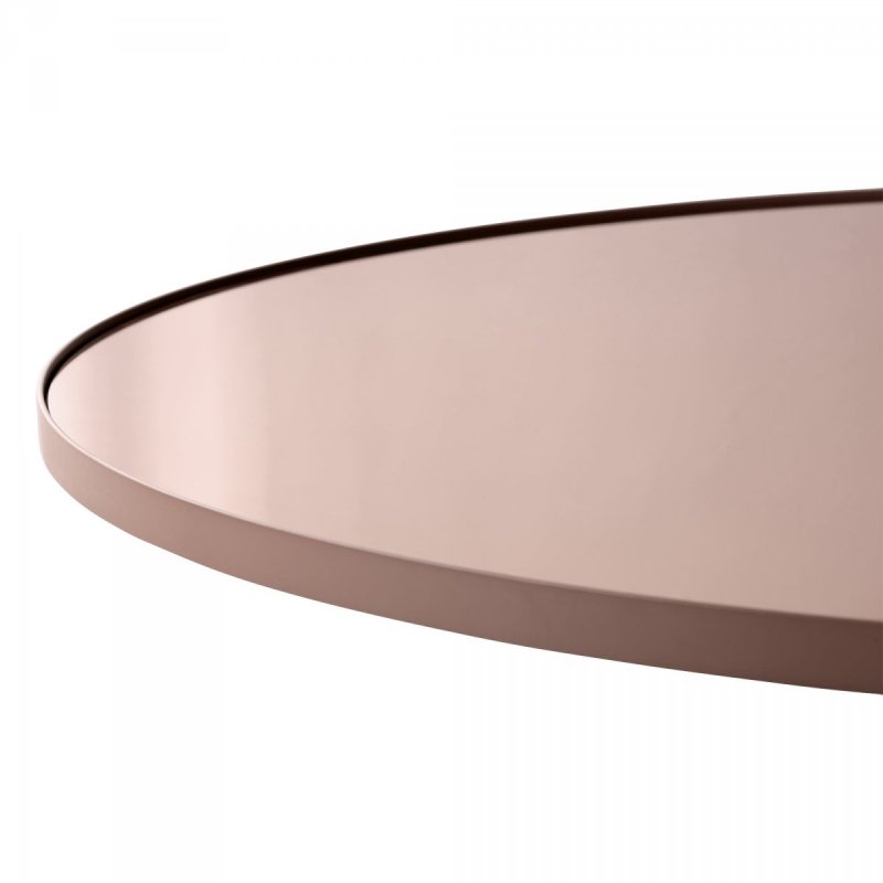 AYTM - CIRCUM Lustro Ścienne Okrągłe 70 cm Różowe