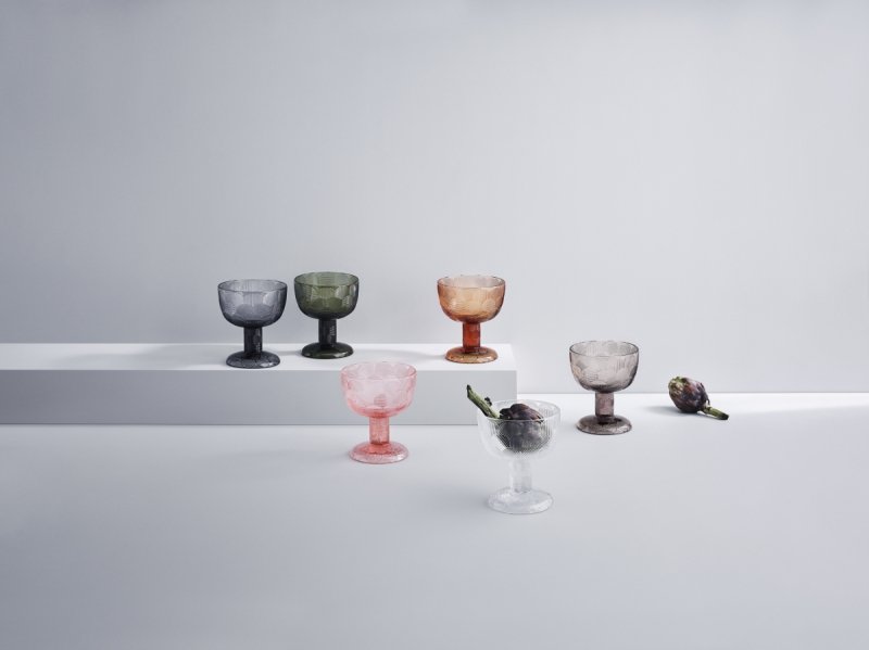 Iittala MIRANDA Szklany Pucharek do Lodów / Beżowy
