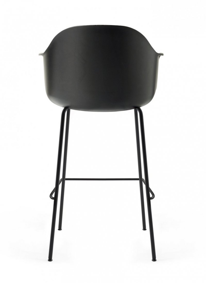 Menu HARBOUR Krzesło Barowe 112 cm Hoker Czarny