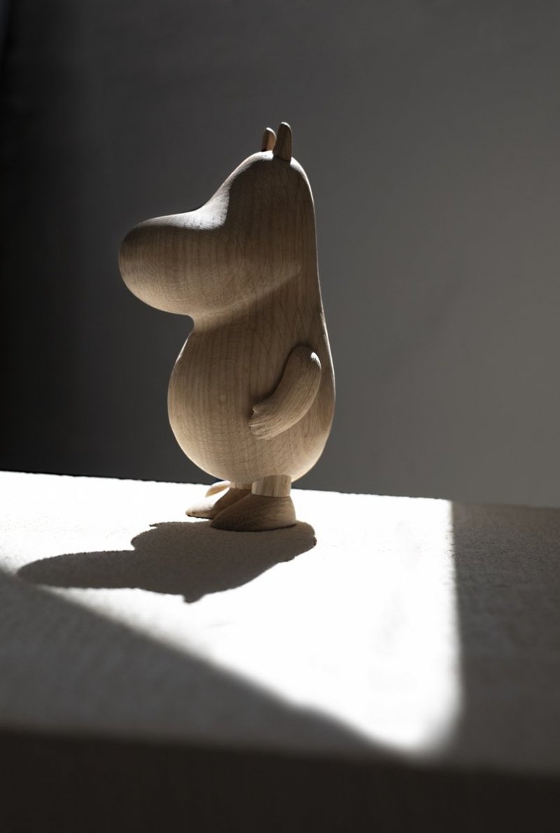 boyhood X MOOMIN Figurka Drewniana Muminek 24 cm Dębowy