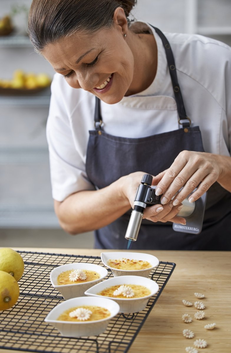 Stalowy palnik do karmelizowania cukru i opalania potraw