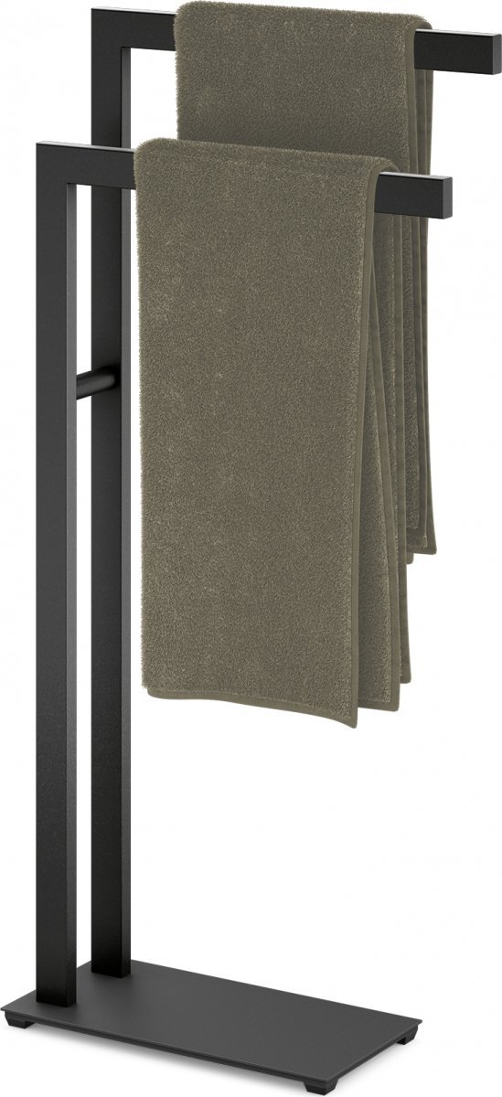 Zack LINEA BLACK Wolnostojący Stojak - Wieszak na Ręczniki Czarny
