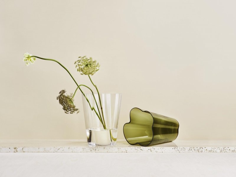 Iittala AALVAR AALTO Wazon do Kwiatów 27 cm / Zielony