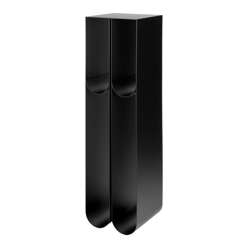 Kristina dam studio CURVED Postument Metalowy 100 cm / Czarny