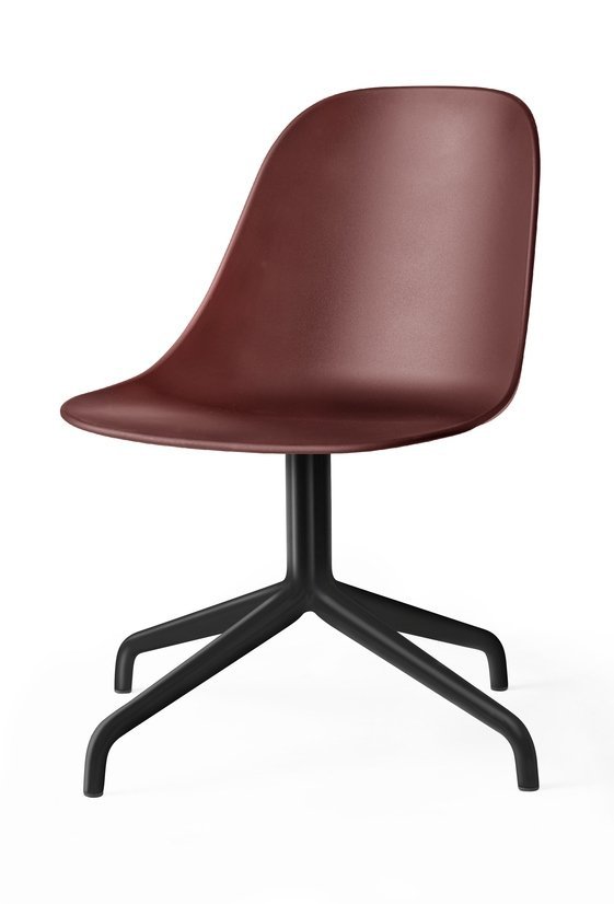 Menu HARBOUR SIDE Krzesło Obrotowe - Rama Czarna - Siedzisko Bordowe