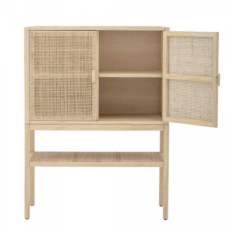Bloomingville SANNA Drewniana Komoda z Rattanowym Frontem