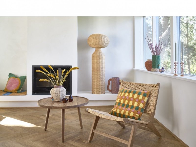 Villa Denmark STYLES Kolorowy Dywan 60x90 cm / Niebieski - Brązowy