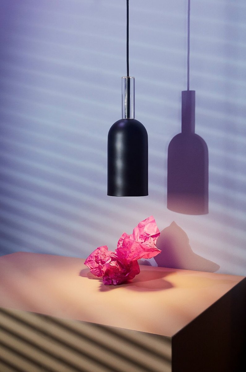 Aytm LUCEO Lampa Wisząca 12 cm Czarna