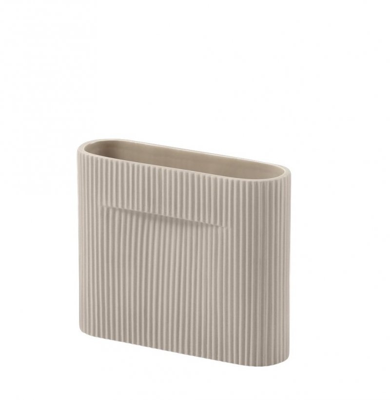 Muuto RIDGE Wazon do Kwiatów 17 cm Beżowy