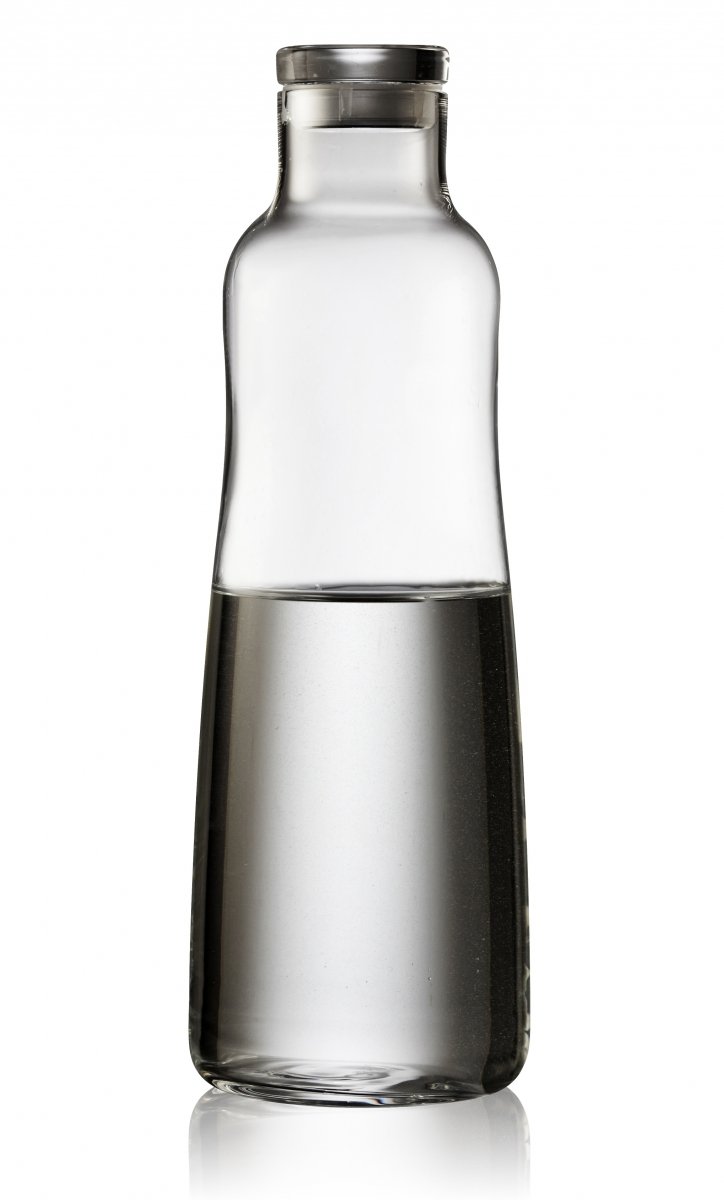 Lyngby Glas ZERO Karafka z Korkiem do Wody 1,1 l / Szkło Kryształowe