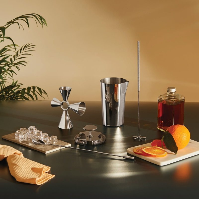 Alessi THE TENDING BOX Shaker do Drinków + Akcesoria Barmańskie