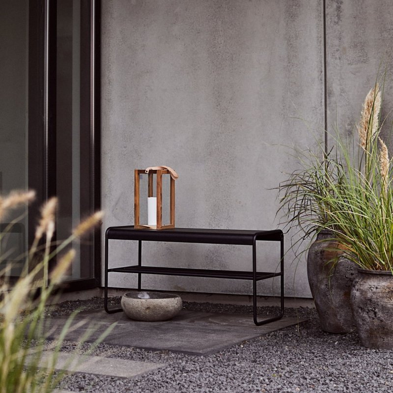 Muubs COPENHAGEN Ławka z Półką / Czarna