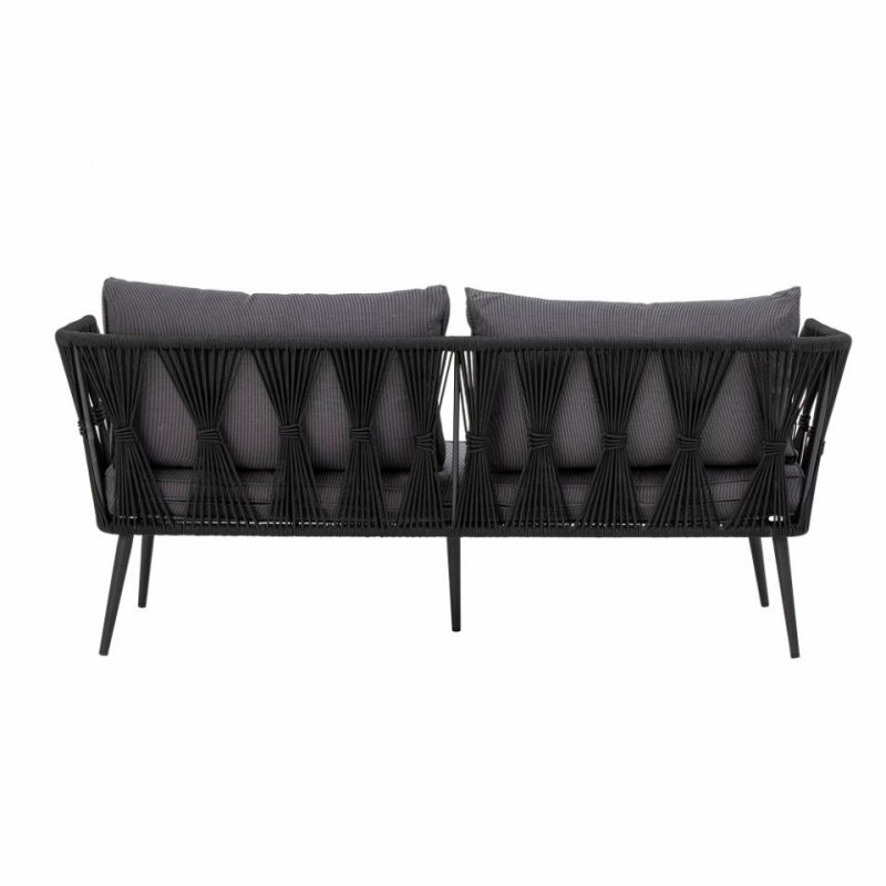 Bloomingville PAVONE Sofa Ogrodowa / Czarna