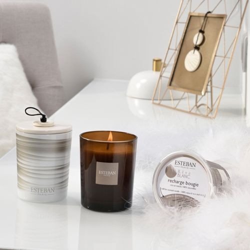 Esteban PARIS Świeca Zapachowa 180 g Dekoracyjna / Zapach Reve Blanc