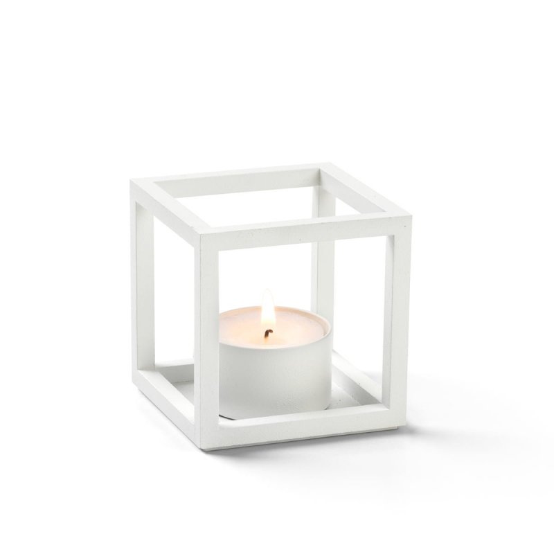 by Lassen KUBUS T Świecznik Tealight - Biały