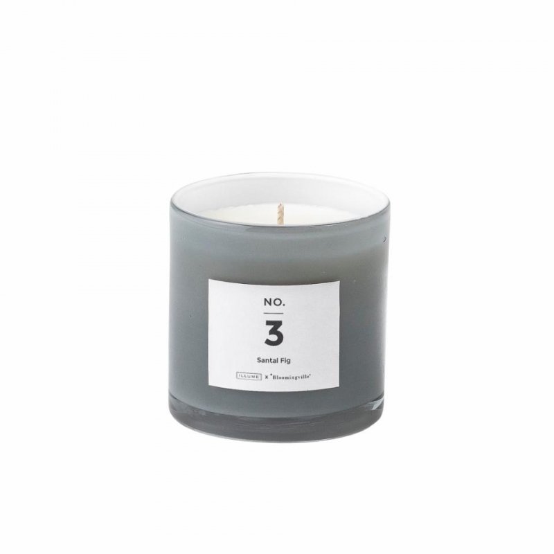Bloomingville NO.3 Świeca Zapachowa z Naturalnego Wosku 200 g. / Soczysta Figa
