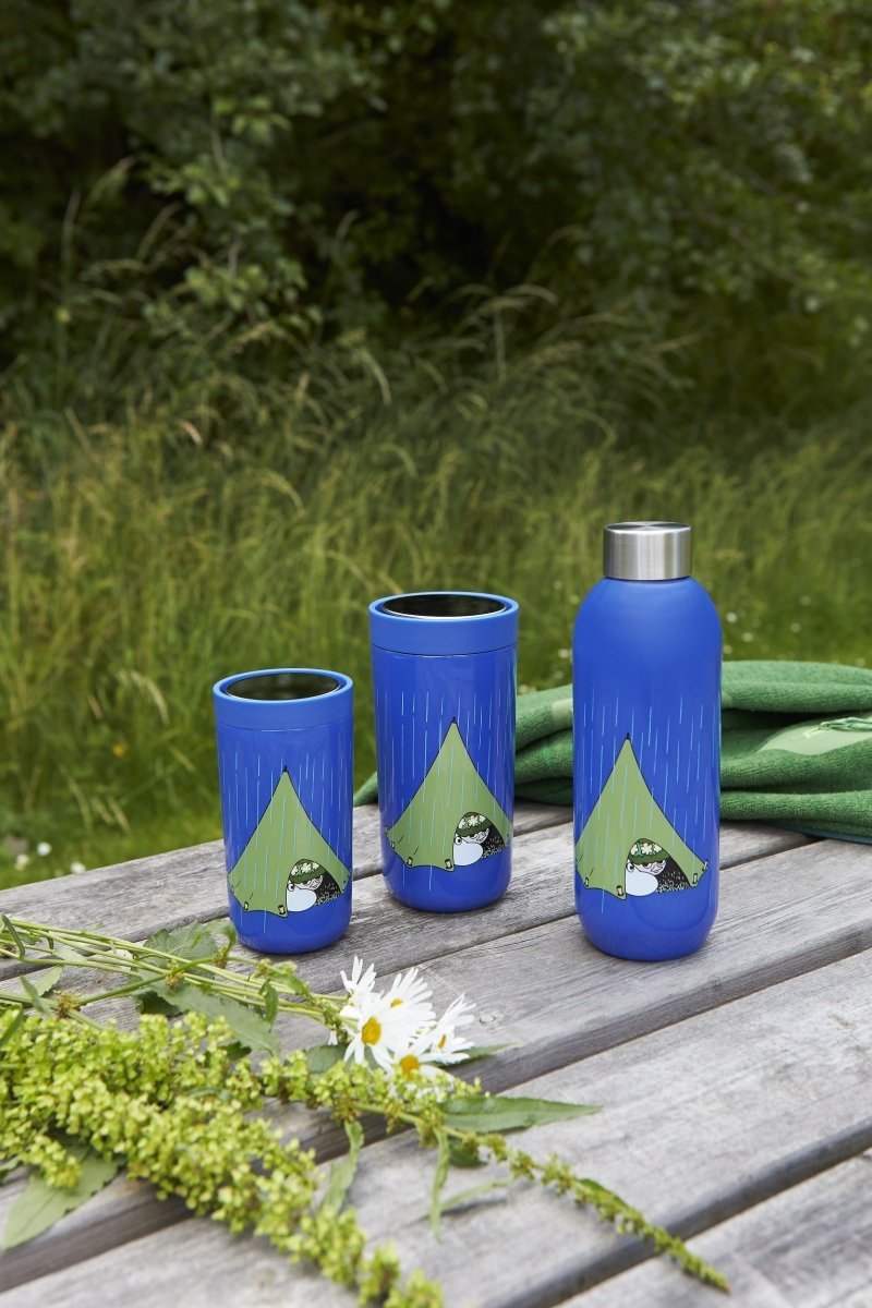 Stelton TO GO Kubek Termiczny 400 ml MUMINKI / Niebieski