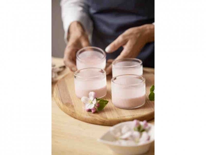 Blomsterbergs DESSERT Szklane Słoiczki do Serwowania Deserów 8 cm 4 Szt.