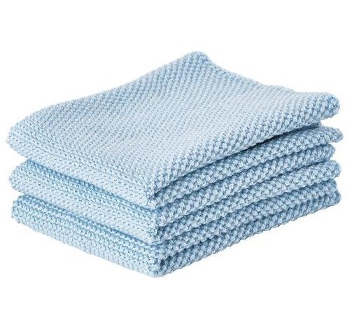 ZONE Denmark DISH Ściereczka Kuchenna 3 Szt. Niebieska Light Blue