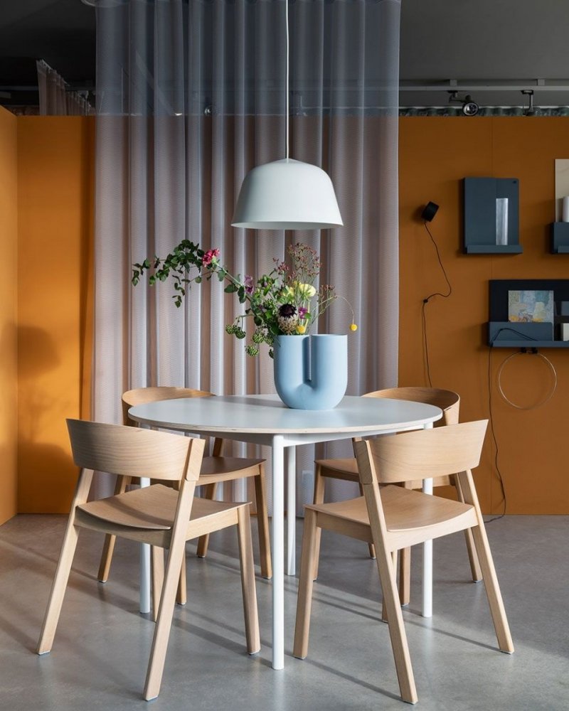 Muuto COVER SIDE Krzesło Drewniane - Zielone